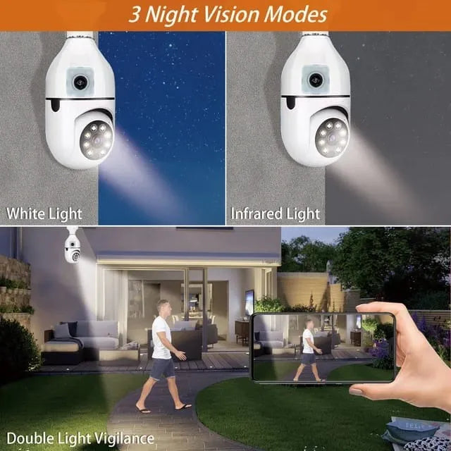 Dual Lens CCTV - 4+4 MP HD CCTV Camera