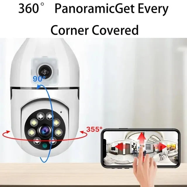Dual Lens CCTV - 4+4 MP HD CCTV Camera