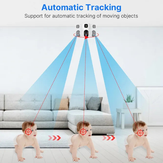 DUAL LENS - 4MP- CCTV - CCTV CAMERA – WIFI CAMERA