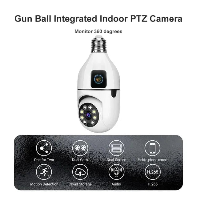Dual Lens CCTV - 4+4 MP HD CCTV Camera