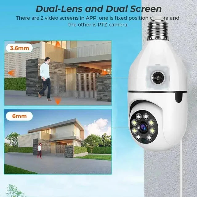 Dual Lens CCTV - 4+4 MP HD CCTV Camera
