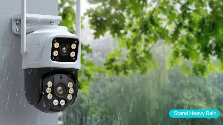 V380pro 4K 8MP HD Wifi PTZ Camera Outdoor 6MP Dual Lens Dual Screen