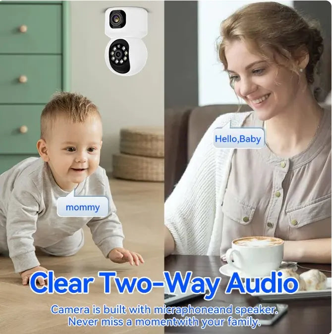 DUAL LENS - 4MP- CCTV - CCTV CAMERA – WIFI CAMERA