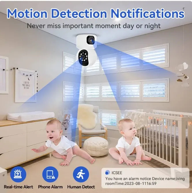 DUAL LENS - 4MP- CCTV - CCTV CAMERA – WIFI CAMERA